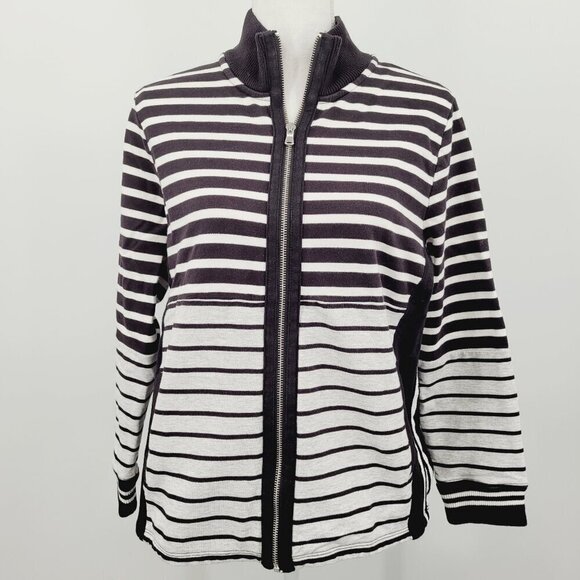 Rafaella Weekend Full-Zip Sweatshirt Jacket - Picture 5 of 9